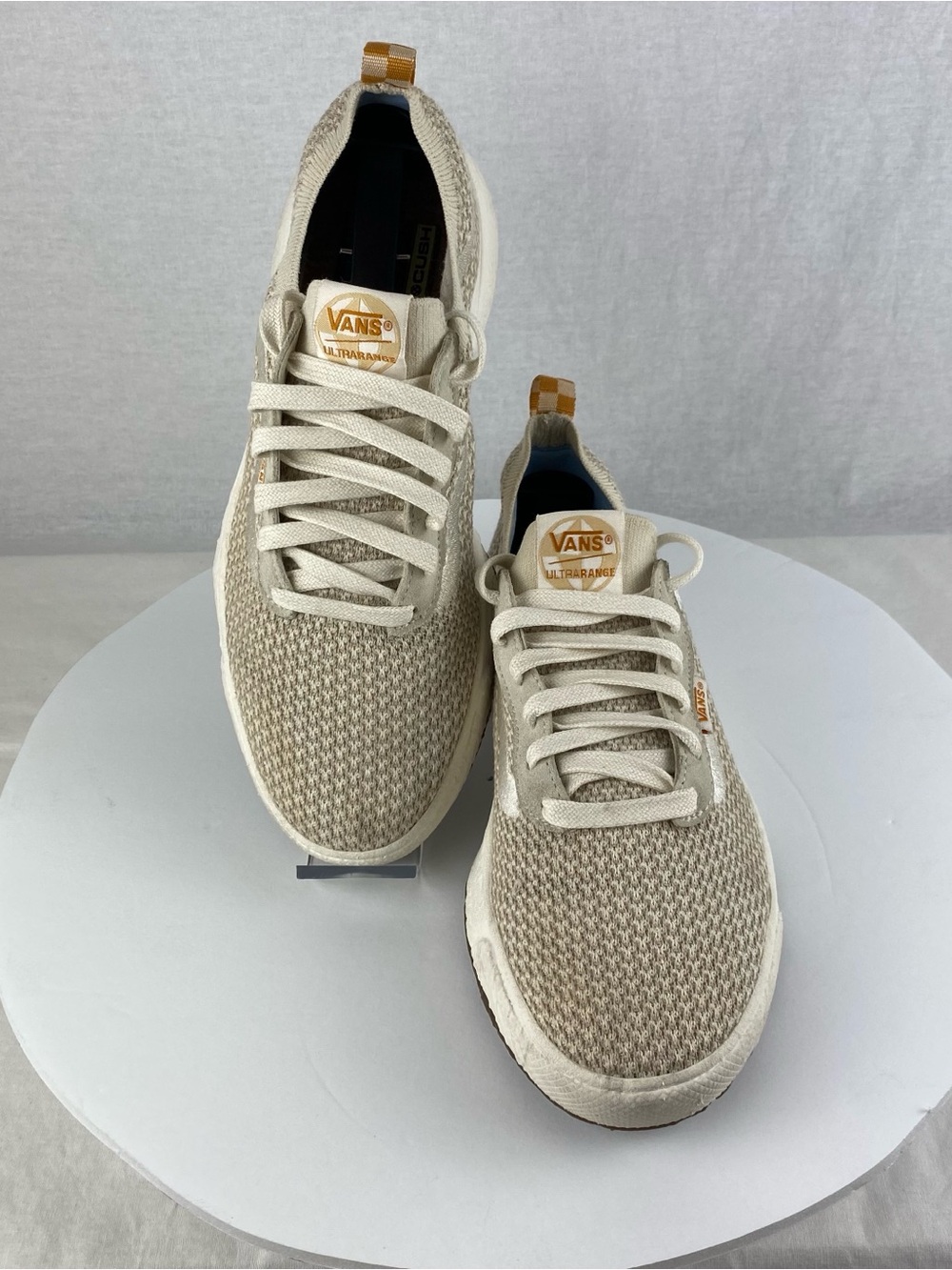 Vans UltraRange Knit Sneakers in Cream